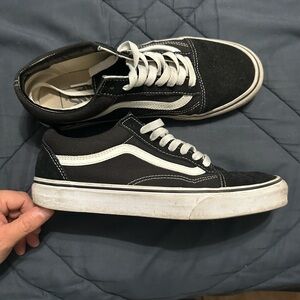 Vans Classic Black and White Sneakers